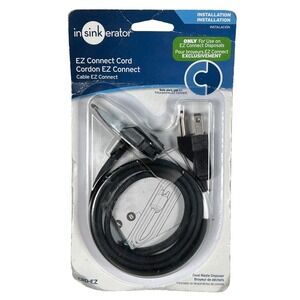 InSinkErator EZ Connect Cord CRD-EZ Garbage Disposal Power Cable 3ft Black NEW